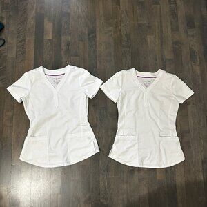 Purple Label White Scrub Top(s) XXS in White